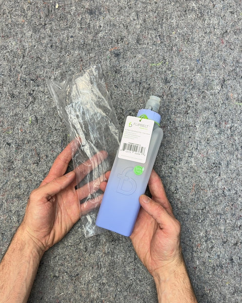 FlipBelt Arc Running Water Bottle
