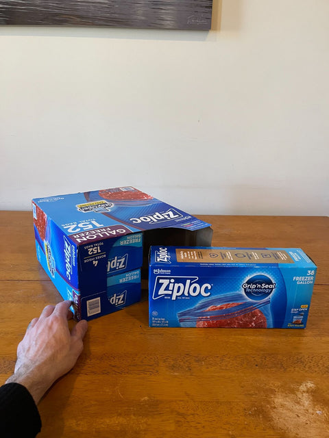 114 Ziploc Gallon Freezer Bags