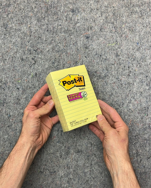Bigass Block Of Post-it Super Sticky Notes