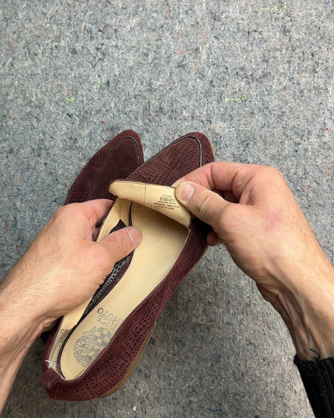 Vince Camuto Perforated Loafers, Size US 8.5W or EU 38.5
