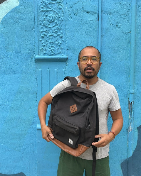 Herschel Supply Co. Black and Brown Backpack