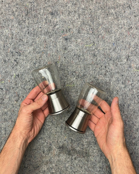 Glass Salt and Pepper Grinders