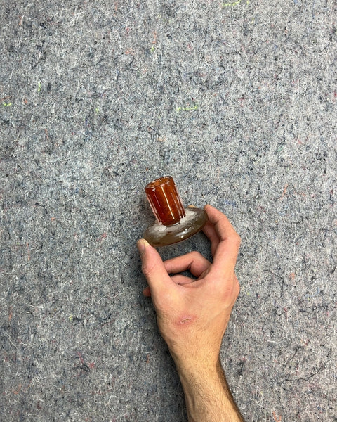 Glass Candle Holder