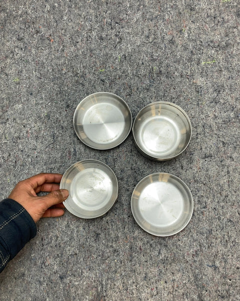 Stainless Steel Food Containers, Set of 2