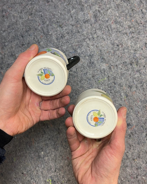 Two La Ronde Des Fruits Mugs