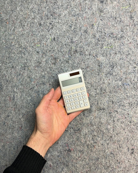 White Pocket Calculator