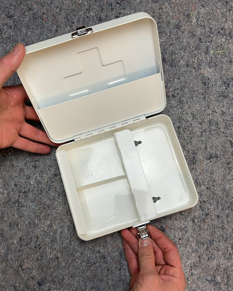 White Metal First Aid Box So Pretty You Might Keep It On Display