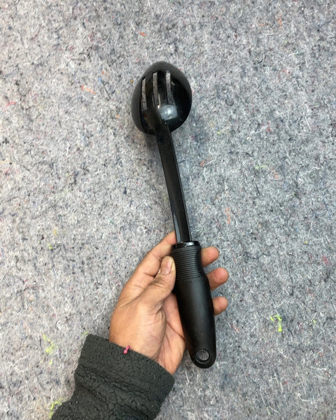 OXO Black Slotted Spoon