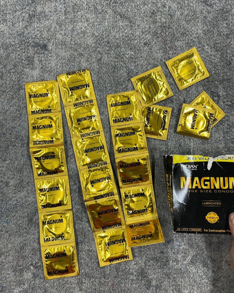 Magnum Lubricated Condoms, 20+ & Unexpired