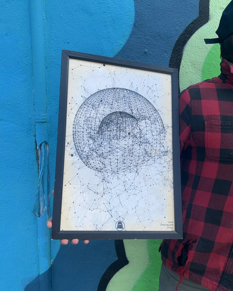 Framed Limited Edition Constellation Print From Bowery Ballroom, 14x20"
