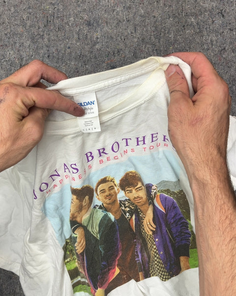 Jonas Brothers Happiness Begins Tour Cropped T-Shirt, Size L