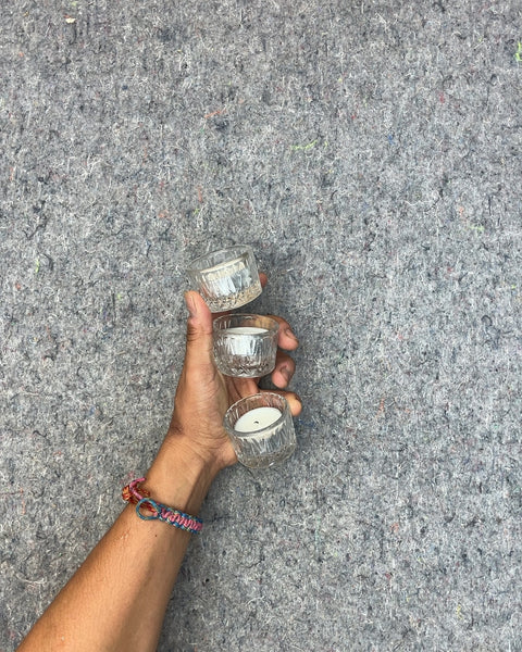 Clear Glass Votive Candle Holders