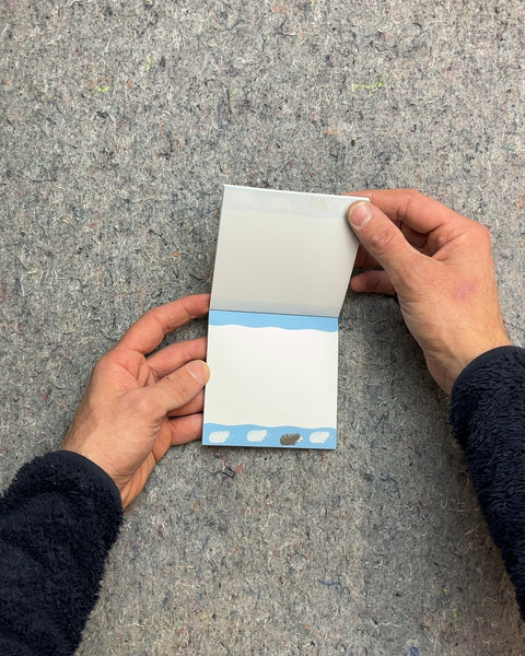 Small Notepad With A Lone Hedgehog
