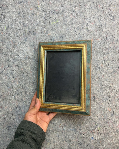 Ornate Gold & Teal Picture Frame, 6x8"