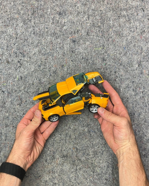 Yellow Transforming Toy Car
