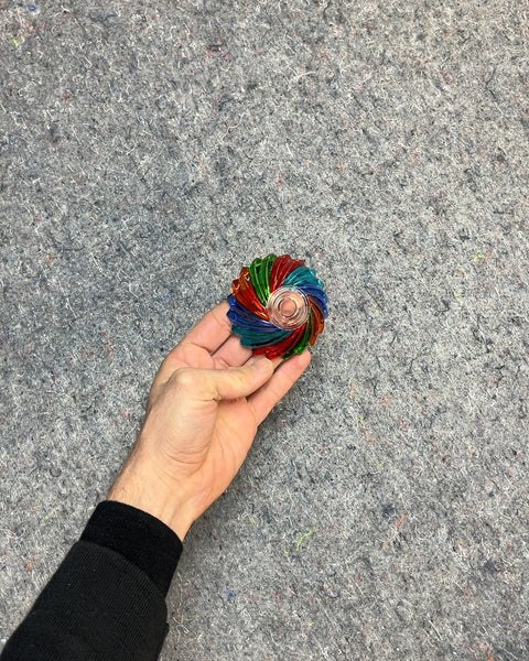 Colorful Italian Art Glass Trinket Dish