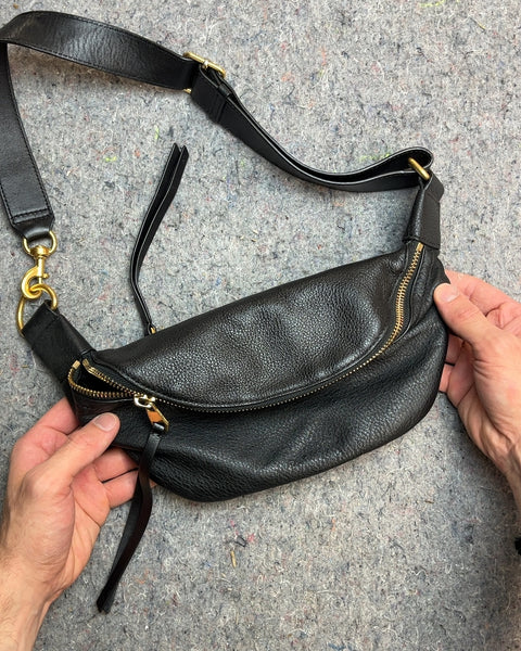 Rebecca Minkoff Black Leather Belt Bag
