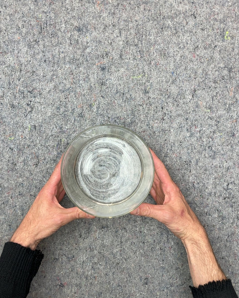 Clear Glass Cylinder Vase, 6"