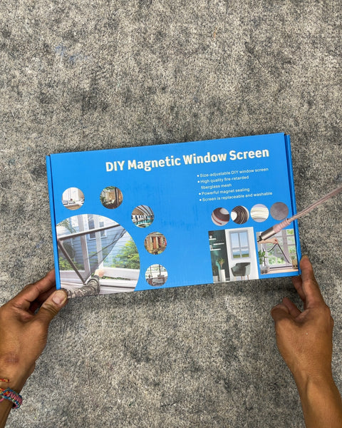 DIY Magnetic Window Screen Kit