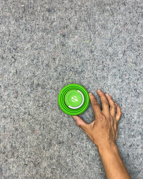 Hydaway Collapsible Green Water Bottle
