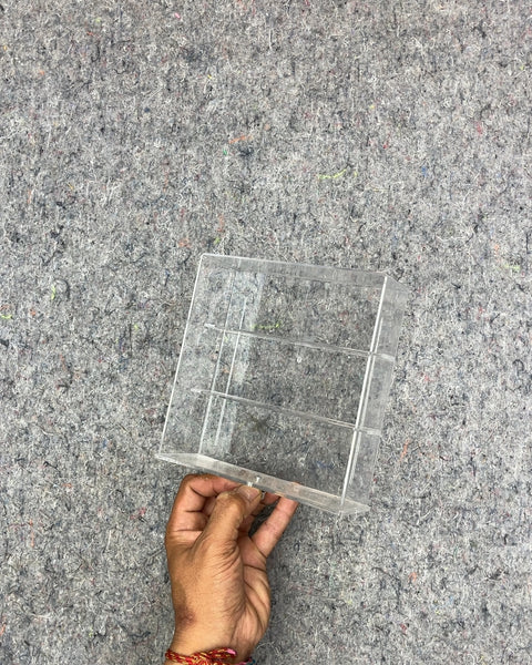 Clear Acrylic 3-Drawer Organizer, 7"