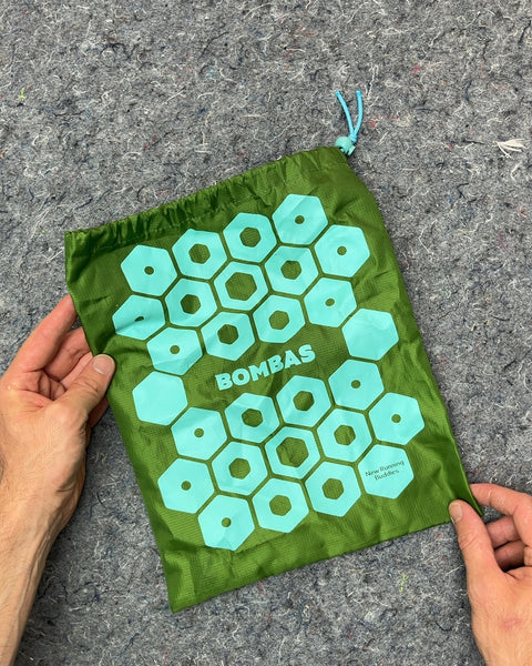 Bombas Green Shoes Drawstring Bag
