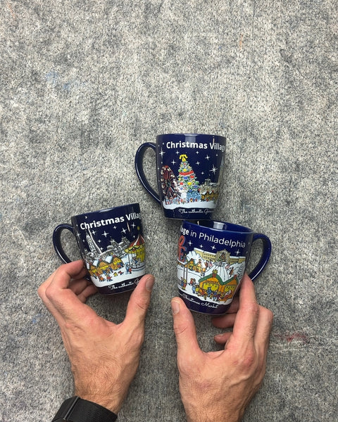 Three Christmas Village in Philadelphia Mugs To Make It Feel Like It's Almost The End Of The Year