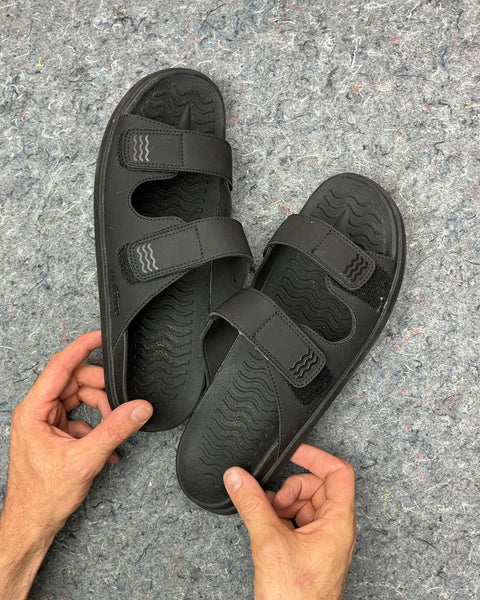 Like New Native Black Adjustable Strap Sandals, Size US 10 M