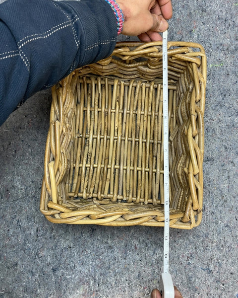 Wicker Basket, 9x4.5x6"