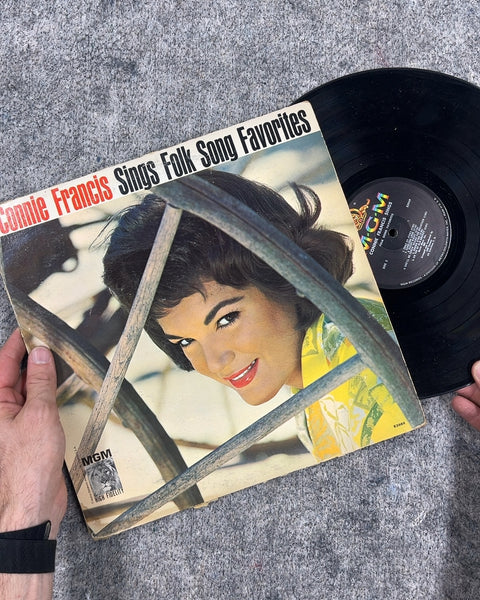 Connie Francis Sings Folk Song Favorites Record