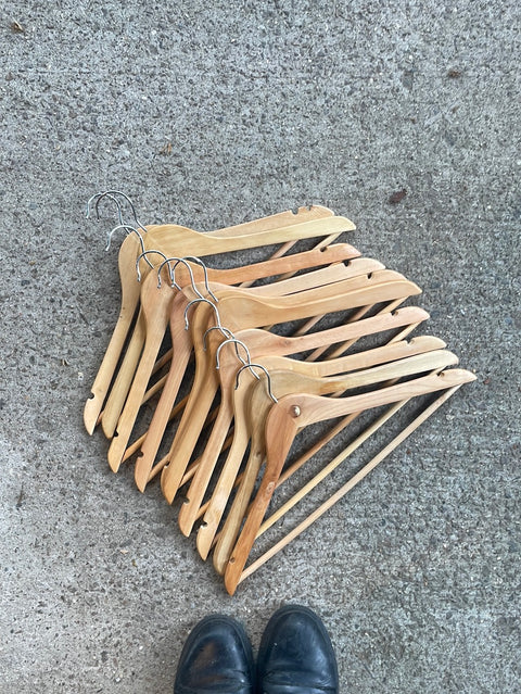 10 Wood Hangers
