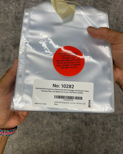 Tarifold DVD Protective Sleeves 100-Pack (10282)