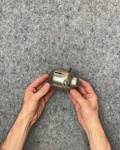 Silver Piggy Bank