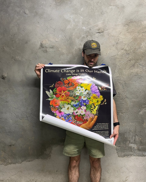 Climate Change Is In Our Hands Poster
