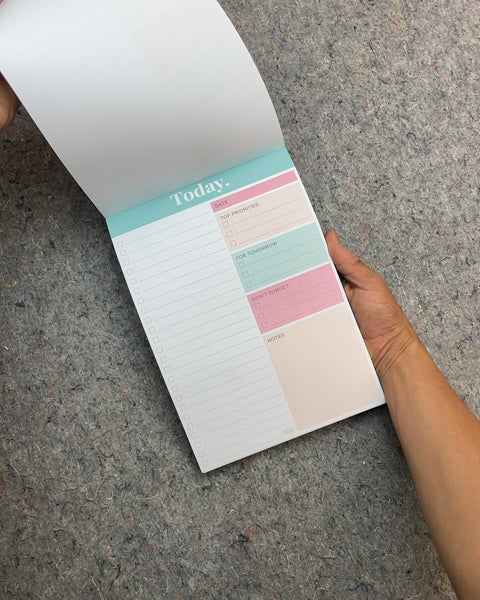 Today Daily Planner Notepad