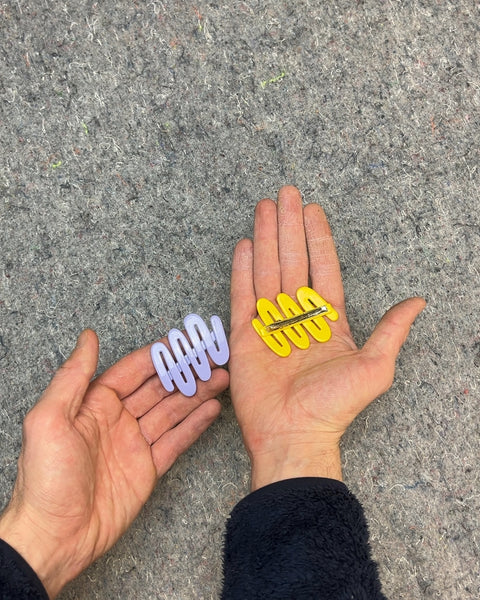 Two Wavy Hair Clips