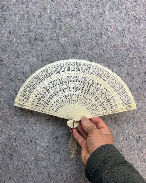 Carved Decorative Hand Fan