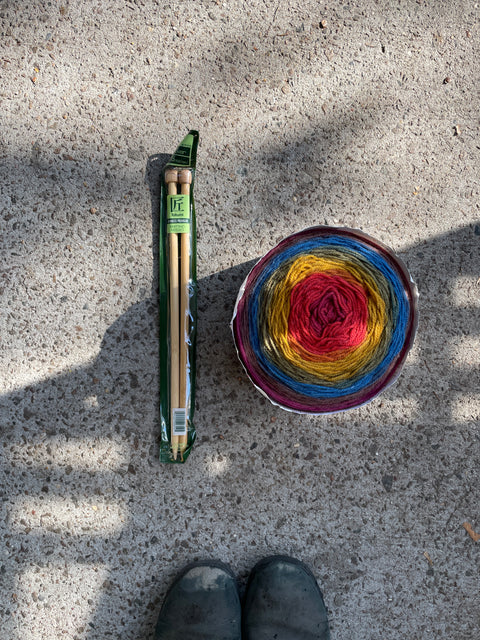 1,000 Yards of Yarn & Takumi Knitting Needles