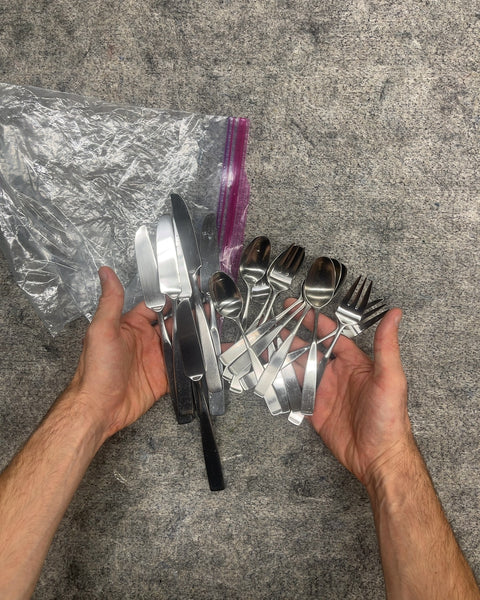 Assorted Stainless Steel Flatware Set