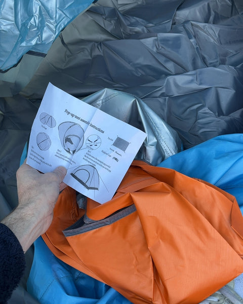 Pop-Up 2+ Person Beach Tent With Carry Bag