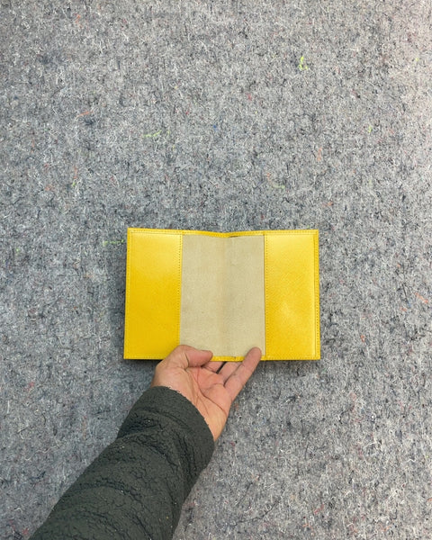 Yellow Passport Holder