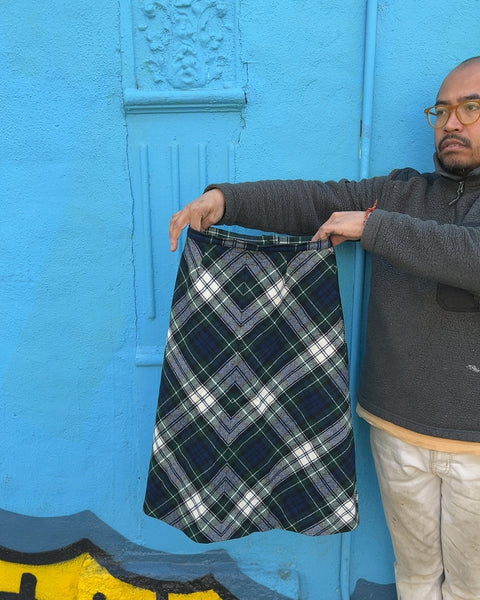 Pendleton Plaid Wool Skirt, Size 10