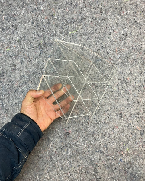 Acrylic Organizer, 5x5.5x3.25"