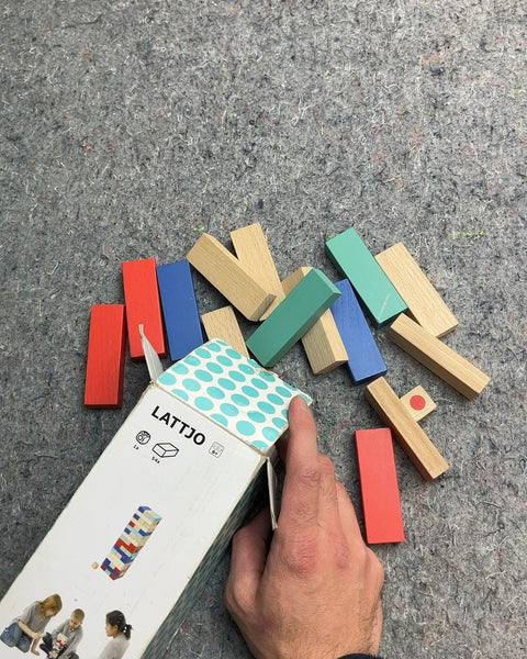 IKEA LATTJO Wooden Stacking Blocks