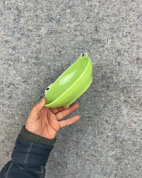 Green Frog Face Bowl
