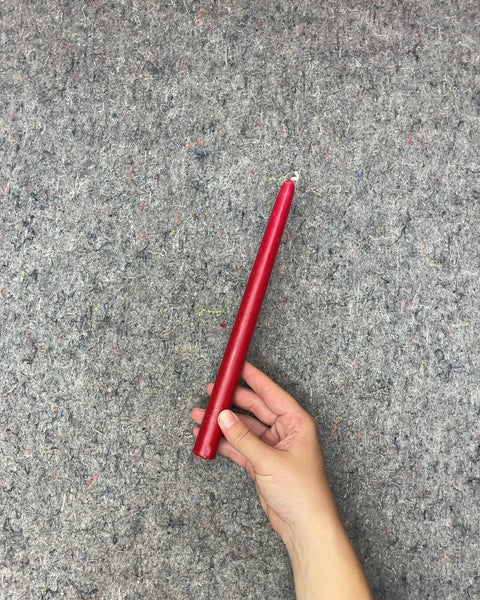 Red Taper Candle