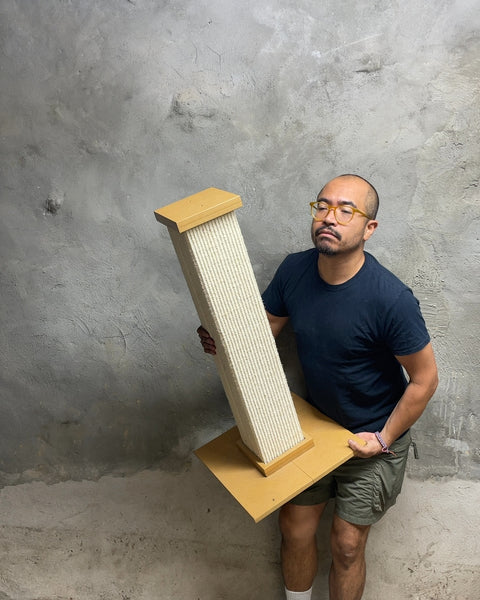 Cat Scratching Post, 34x16x16"