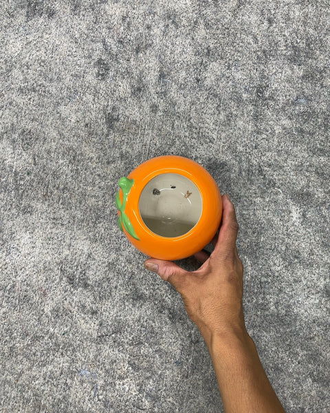 Orange Fruit Ceramic Planter Pot