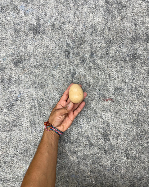 Natural Wooden Egg
