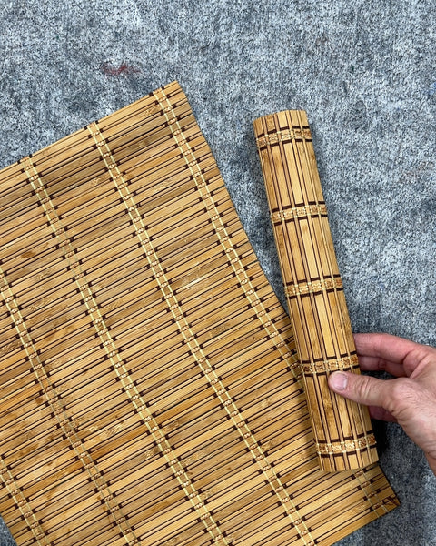 Two Bamboo Placemats, 13x18"